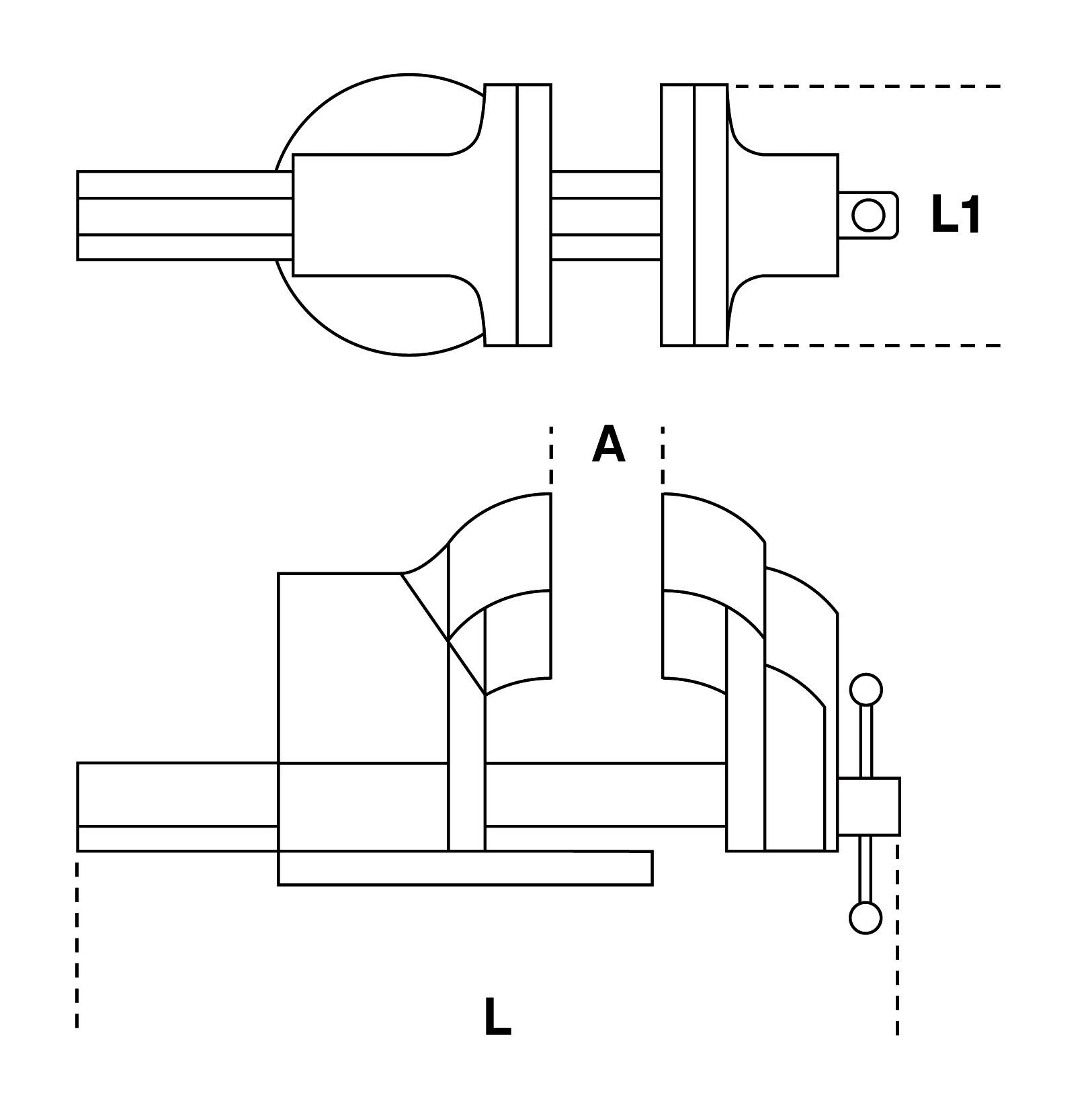 Beta 015990500 Morsa Parallela Da Trapano A Colonna In Acciaio 1599t Officina Ebay