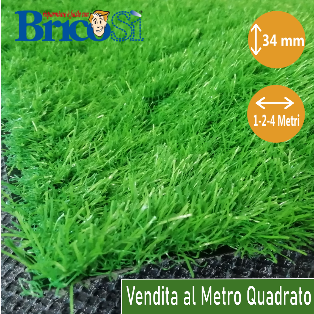 Prato Sintetico Erba Artificiale 34mm Manto Erboso Calpestabile Al Metro Quadro Ebay