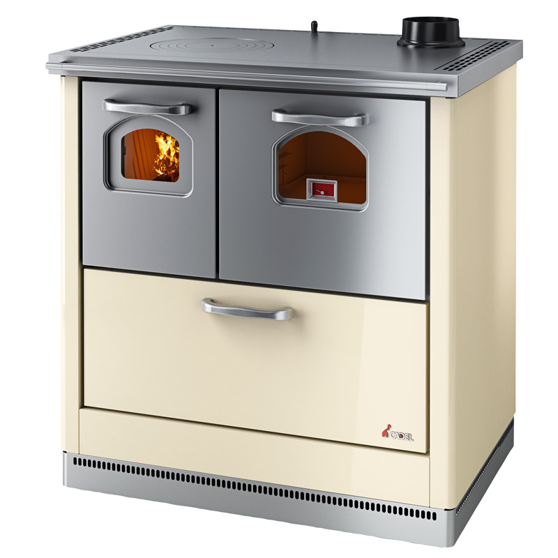 STUFA CUCINA FORNO SMART METALLO CADEL 6 KW CON CASSETTONE ...