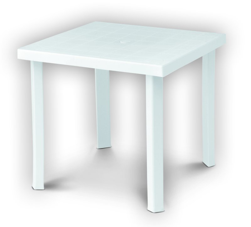 Tavolo in plastica resina da Esterno Giardino 80x80H72cm ...