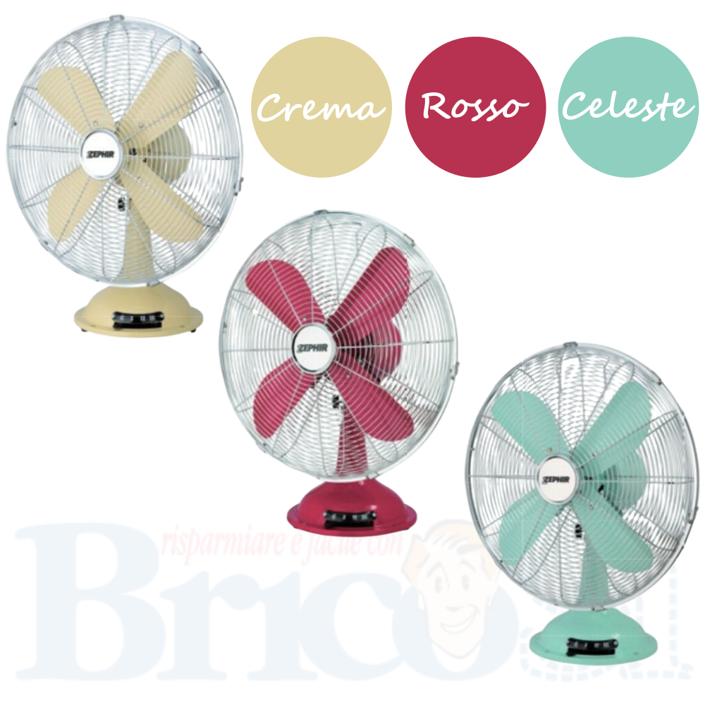 Ventilatore A Piantana Zephir - Oscillante, 3 Velocità, Pale 40 Cm, Colore Bronzo, Regolabile In Altezza - Foto 14