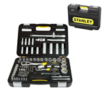 STANLEY Set cassetta 97 bussole1/4"+1/2" valigia attrezzi chiavi bussola 1-94-668