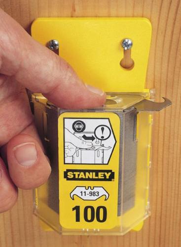 STANLEY 2-11-983 LAMA TAGLIERINO UNCINO RICAMBIO COLTELLI CUTTER 48 MM Pz.10