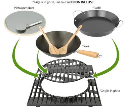 Campingaz Wok Padella antiaderente per barbecue - Culinary Modular