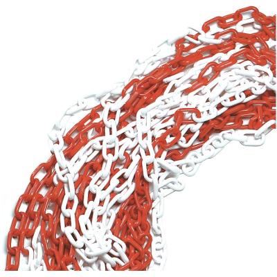 Catena segnaletica plastica D 6mm PVC bicolore rosso bianco AL METRO