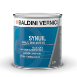 Smalto Vernice brillante Baldini Synuil HS elevata copertura 750 ml ferro e legno