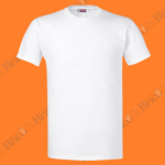 Maglietta t shirt basica 100% cotone bianca maniche corte Unisex