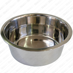 Ciotola cibo acqua per cani in acciaio inox 28cm 4,75Lt