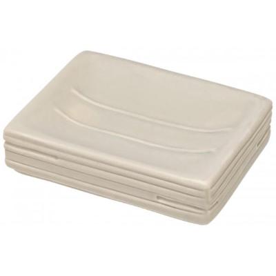 Porta sapone bagno in ceramica Beige mod. Brik