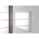 Specchio da bagno rettangolare bisellato a parete 50x60 cm