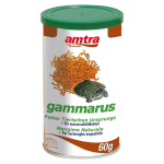 Alimento mangime Amtra 60gr gamberetti essiccati per tartarughe acquatiche GAMMARUS