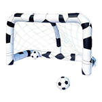 PORTA CALCIO BESTWAY GONFIABILE PISCINA PALLONE BAMBINI GIOCO 52058 213 x122x137